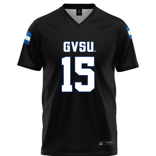 Grand Valley - NCAA Football : Avery Moore - Black Football Jersey-0