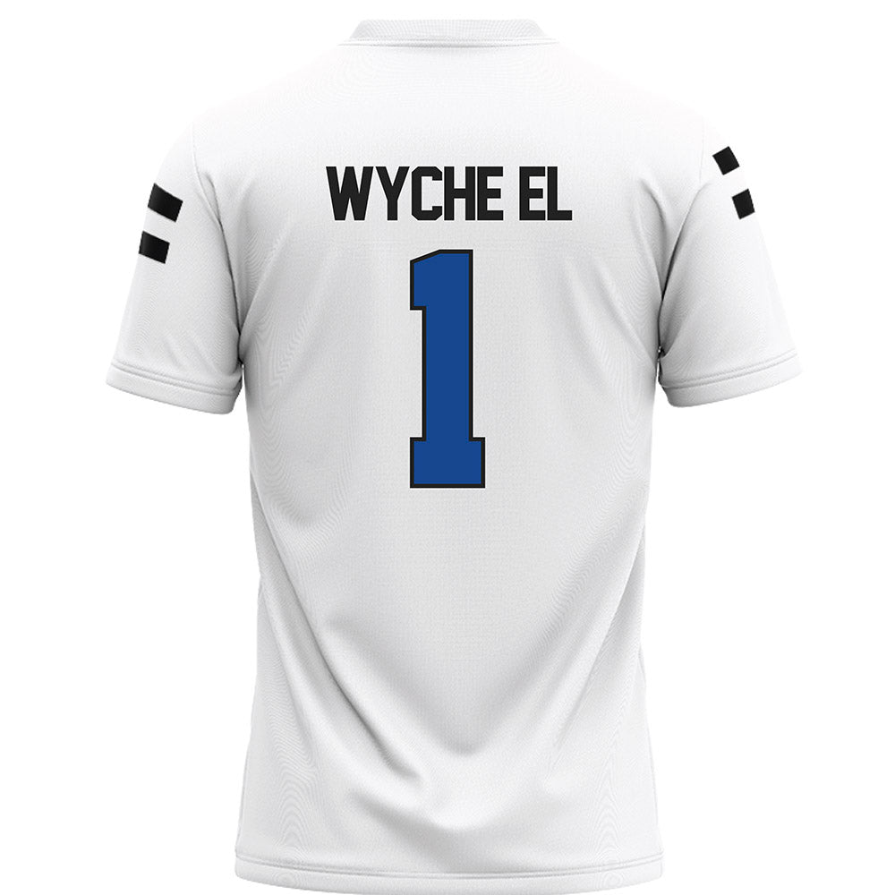 Grand Valley - NCAA Football : Lynn Wyche El - White Football Jersey-1