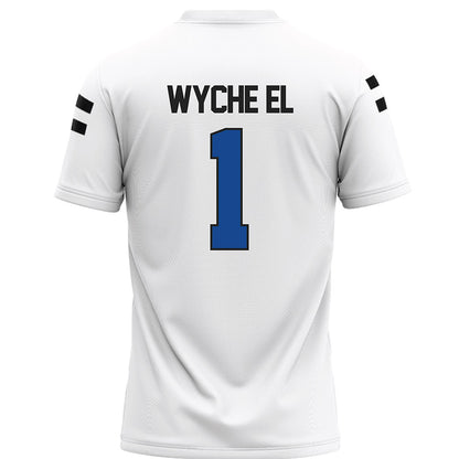 Grand Valley - NCAA Football : Lynn Wyche El - White Football Jersey-1