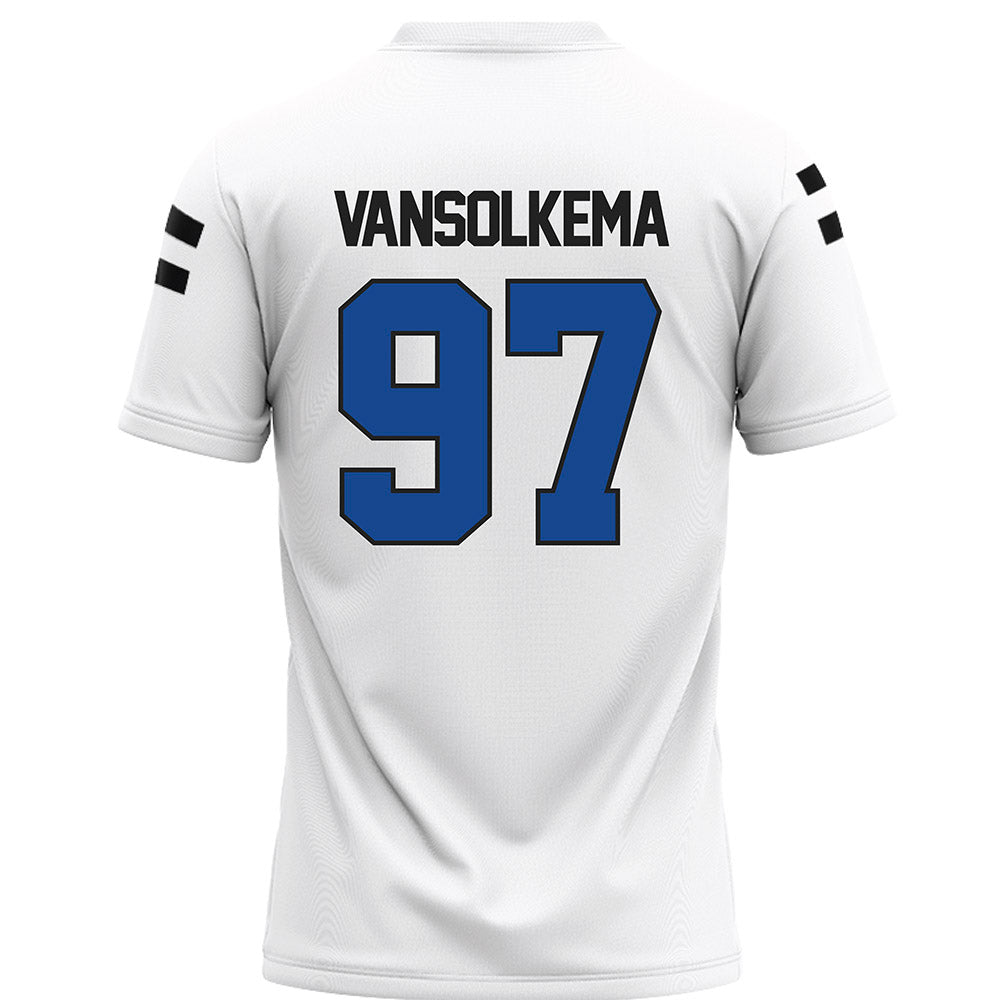 Grand Valley - NCAA Football : Camren VanSolkema - White Football Jersey-1