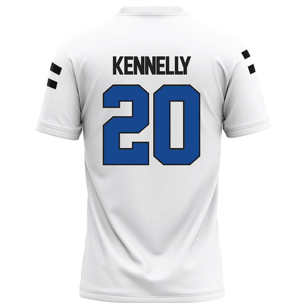 Grand Valley - NCAA Football : Ian Kennelly - White Football Jersey-1