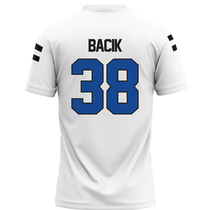Grand Valley - NCAA Football : Mathew Bacik - White Football Jersey-1