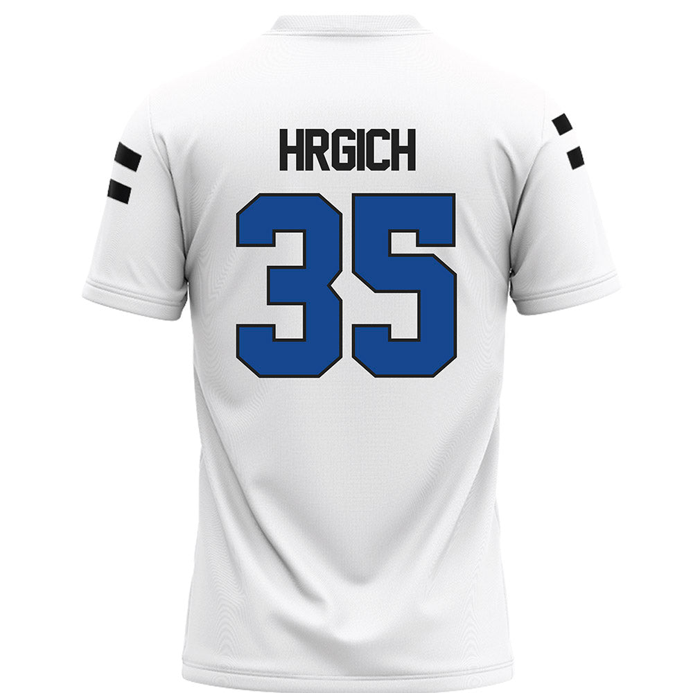 Grand Valley - NCAA Football : Trace Hrgich - White Football Jersey-1