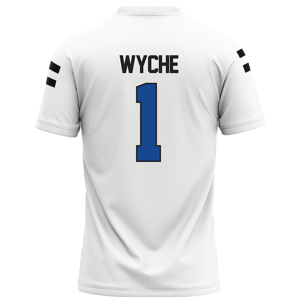 Grand Valley - NCAA Football : lynn wyche - White Football Jersey-1