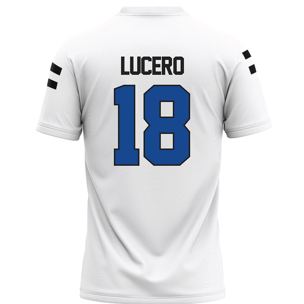 Grand Valley - NCAA Football : Aidan Lucero - White Football Jersey-1