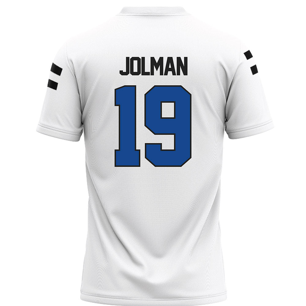 Grand Valley - NCAA Football : Paschal Jolman - White Football Jersey-1