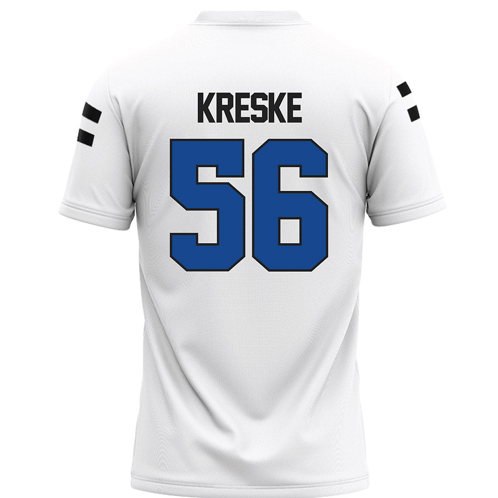 Grand Valley - NCAA Football : David Kreske - White Football Jersey-1