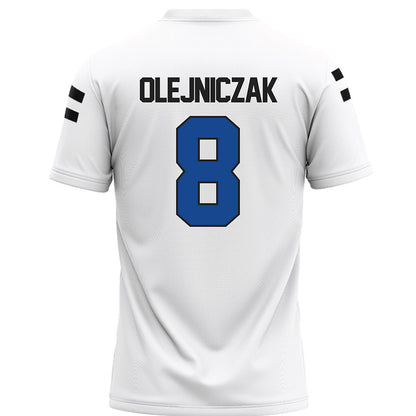 Grand Valley - NCAA Football : Zak Olejniczak - White Football Jersey-1