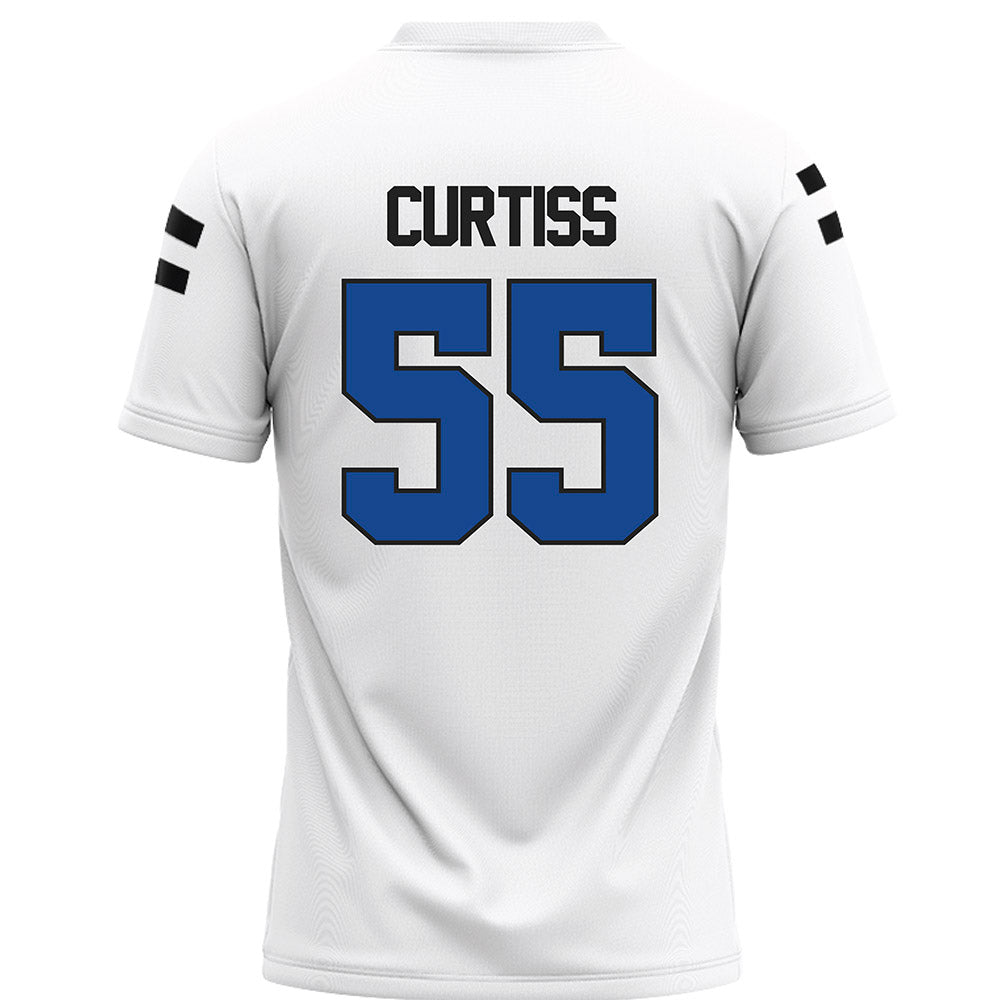 Grand Valley - NCAA Football : Evan Curtiss - White Football Jersey-1