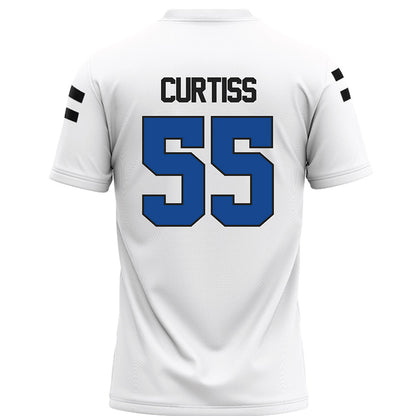 Grand Valley - NCAA Football : Evan Curtiss - White Football Jersey-1