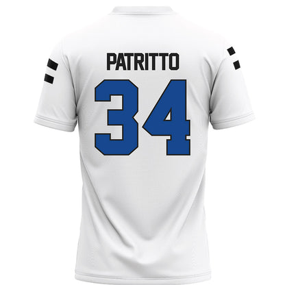 Grand Valley - NCAA Football : Cole Patritto - White Football Jersey-1