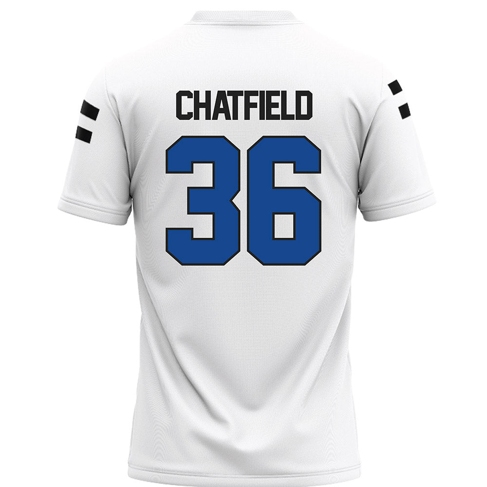 Grand Valley - NCAA Football : Gage Chatfield - White Football Jersey