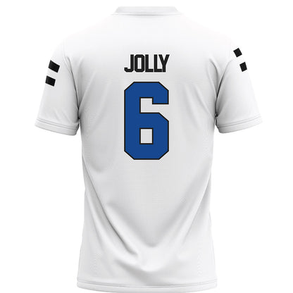 Grand Valley - NCAA Football : Thomas Jolly - White Football Jersey-1