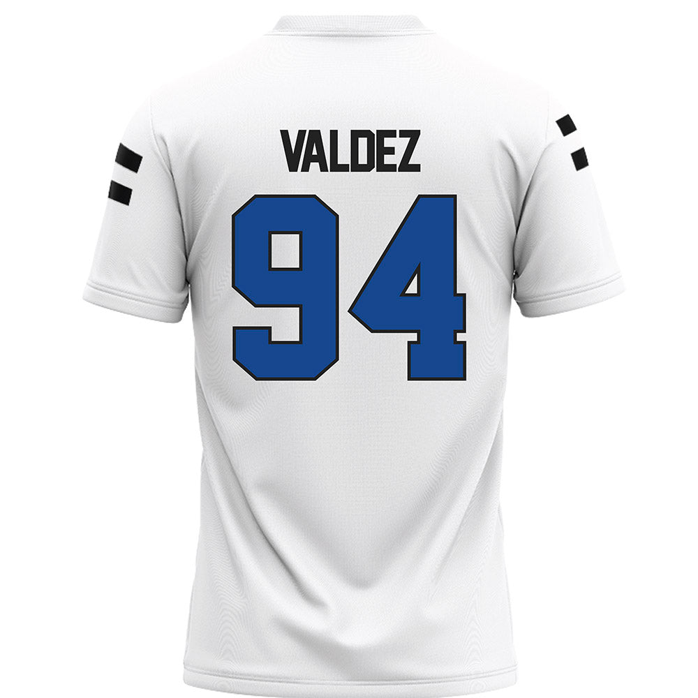 Grand Valley - NCAA Football : Elias Valdez - White Football Jersey-1