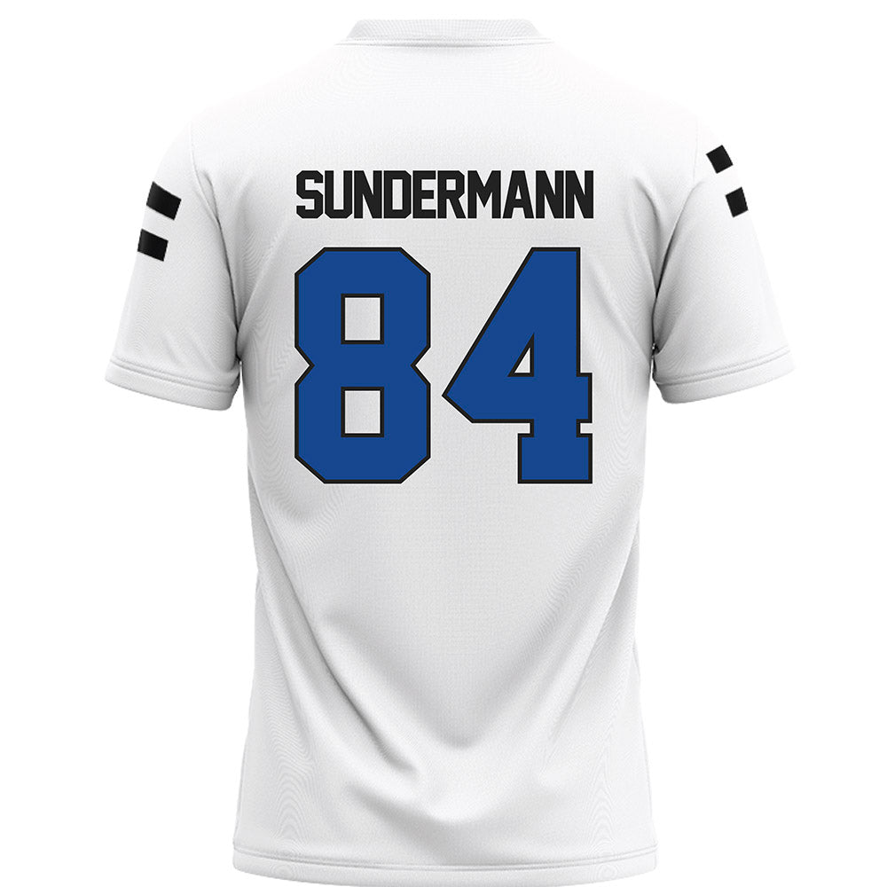 Grand Valley - NCAA Football : Evan Sundermann - White Football Jersey-1