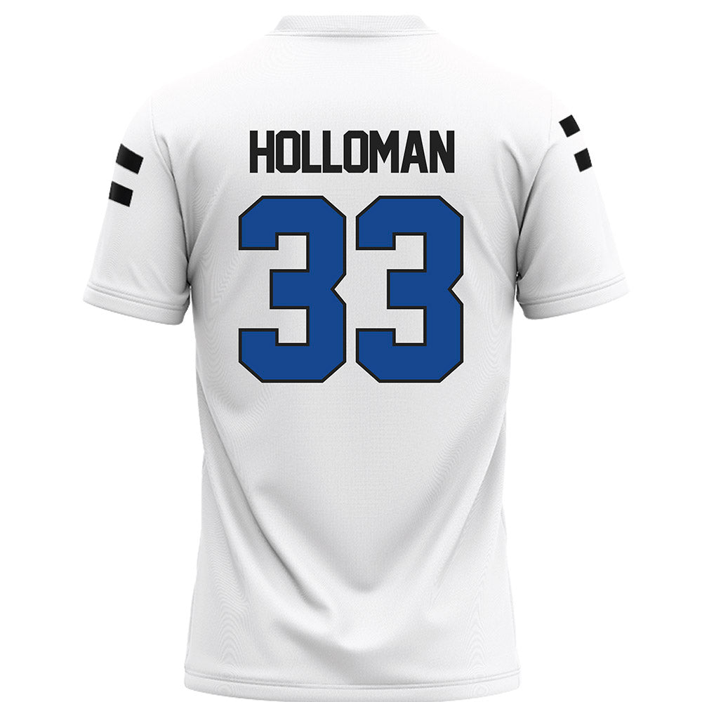 Grand Valley - NCAA Football : David Holloman - White Football Jersey-1