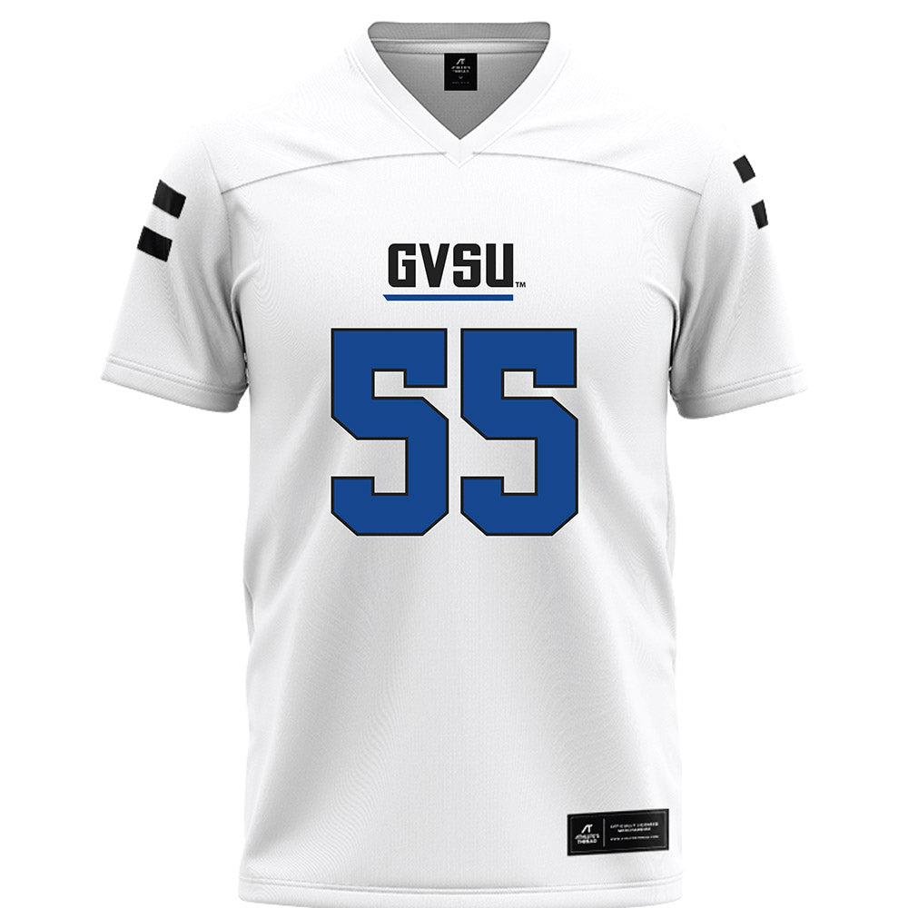 Grand Valley - NCAA Football : Evan Curtiss - White Football Jersey-0