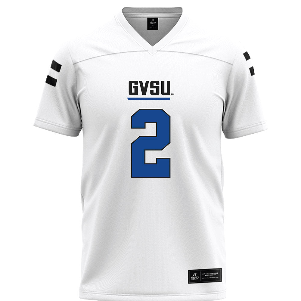 Grand Valley - NCAA Football : Terez Reid - White Football Jersey-0