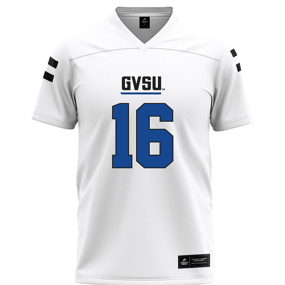 Grand Valley - NCAA Football : Luke McLean - White Football Jersey-0