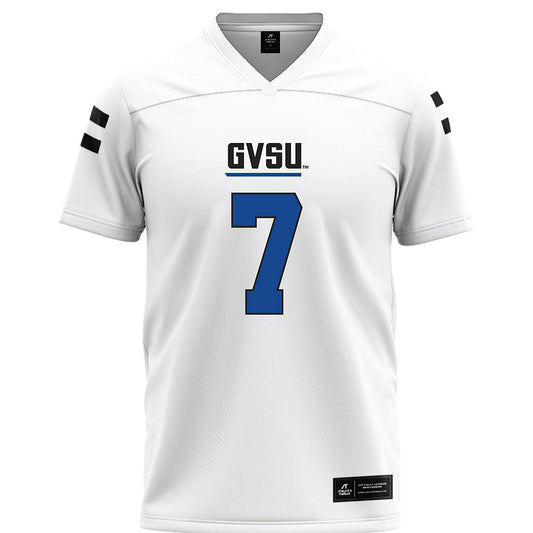 Grand Valley - NCAA Football : Derek Rood - White Football Jersey-0