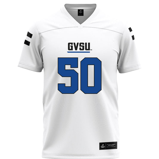 Grand Valley - NCAA Football : Trey Szykowny - White Football Jersey-0