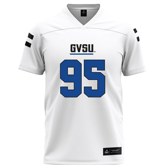 Grand Valley - NCAA Football : Josh Ross - White Football Jersey-0