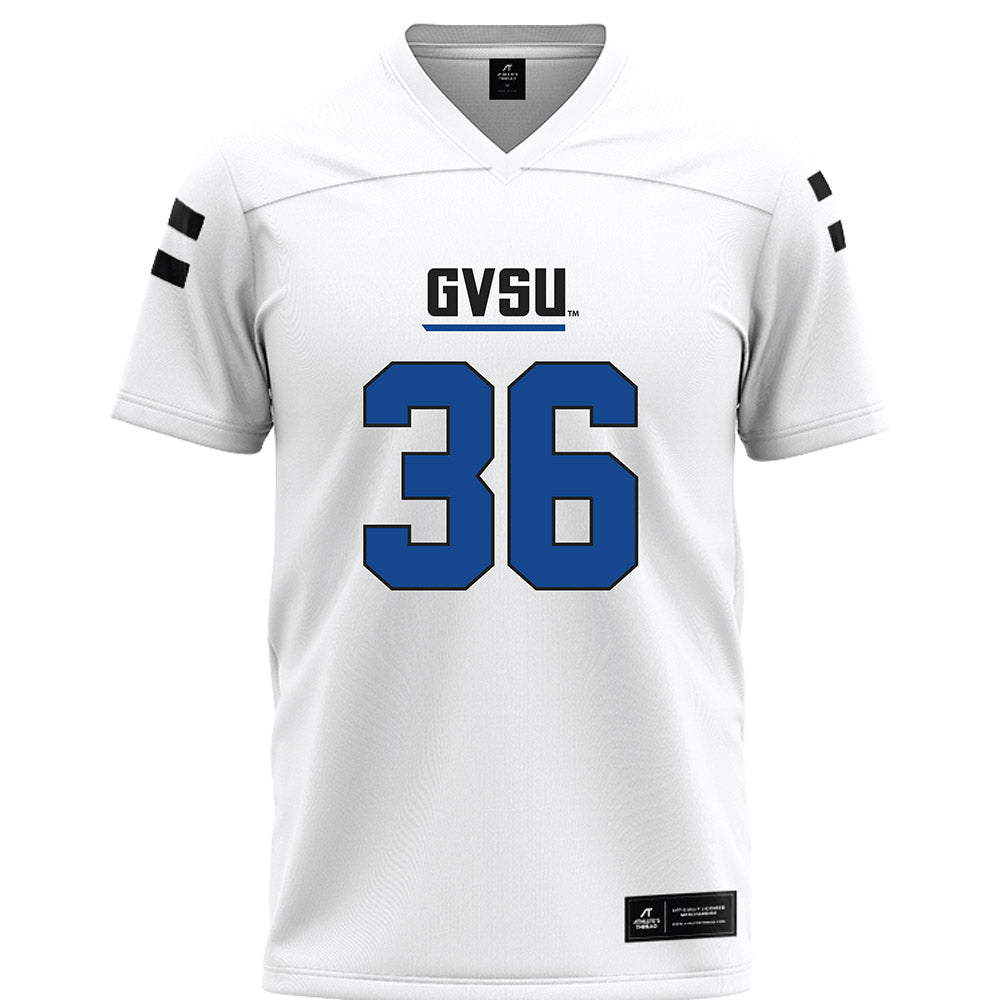 Grand Valley - NCAA Football : Gage Chatfield - White Football Jersey-0