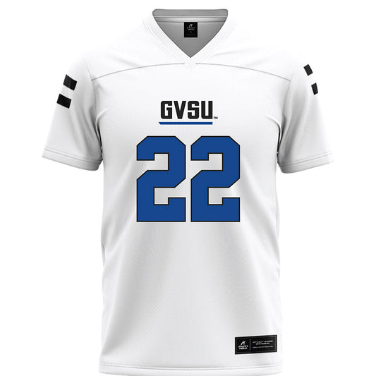 Grand Valley - NCAA Football : Troy Temple - White Football Jersey-0
