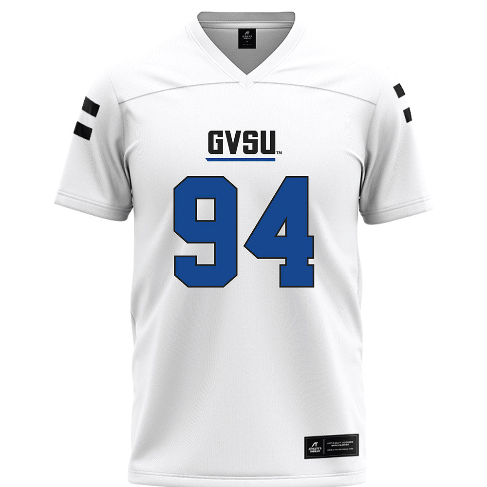 Grand Valley - NCAA Football : Elias Valdez - White Football Jersey-0