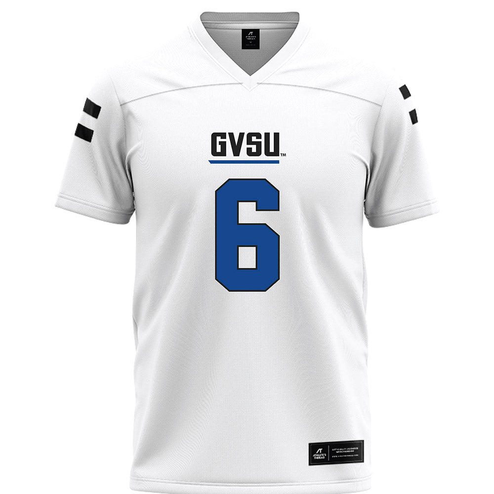 Grand Valley - NCAA Football : Thomas Jolly - White Football Jersey-0