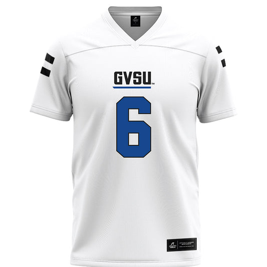 Grand Valley - NCAA Football : Thomas Jolly - White Football Jersey-0