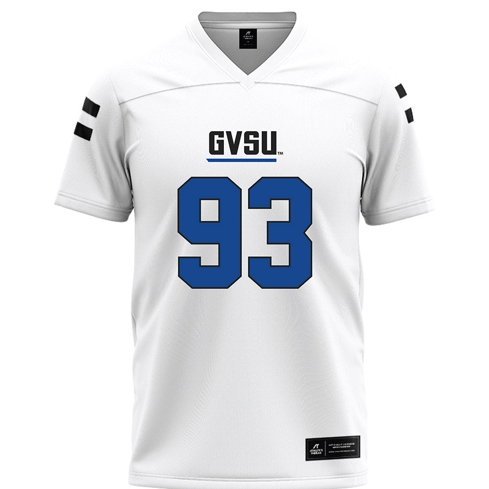 Grand Valley - NCAA Football : Ronald Jackson - White Football Jersey-0