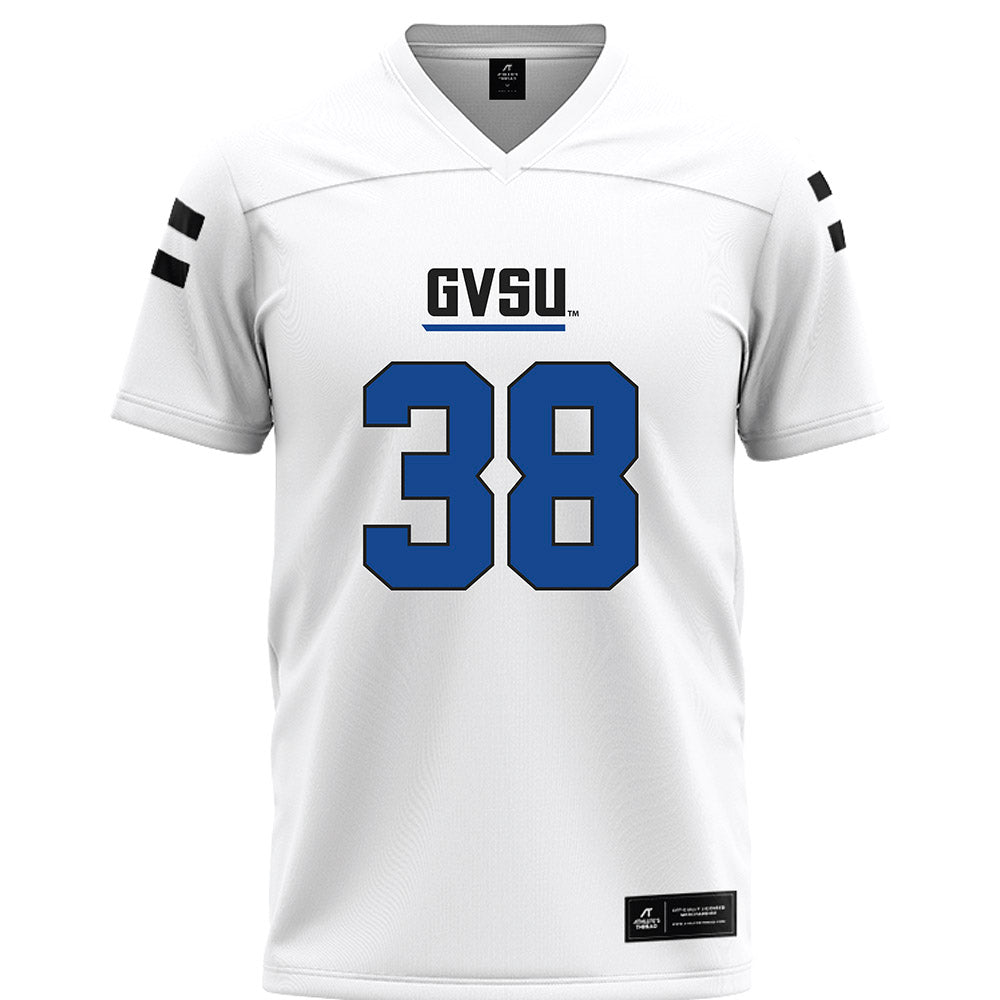 Grand Valley - NCAA Football : Mathew Bacik - White Football Jersey-0