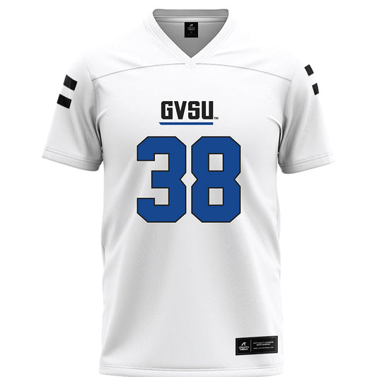 Grand Valley - NCAA Football : Mathew Bacik - White Football Jersey-0