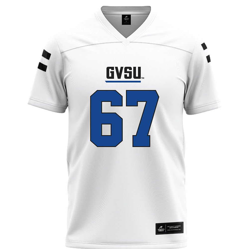 Grand Valley - NCAA Football : Anderson Farmer - White Football Jersey-0