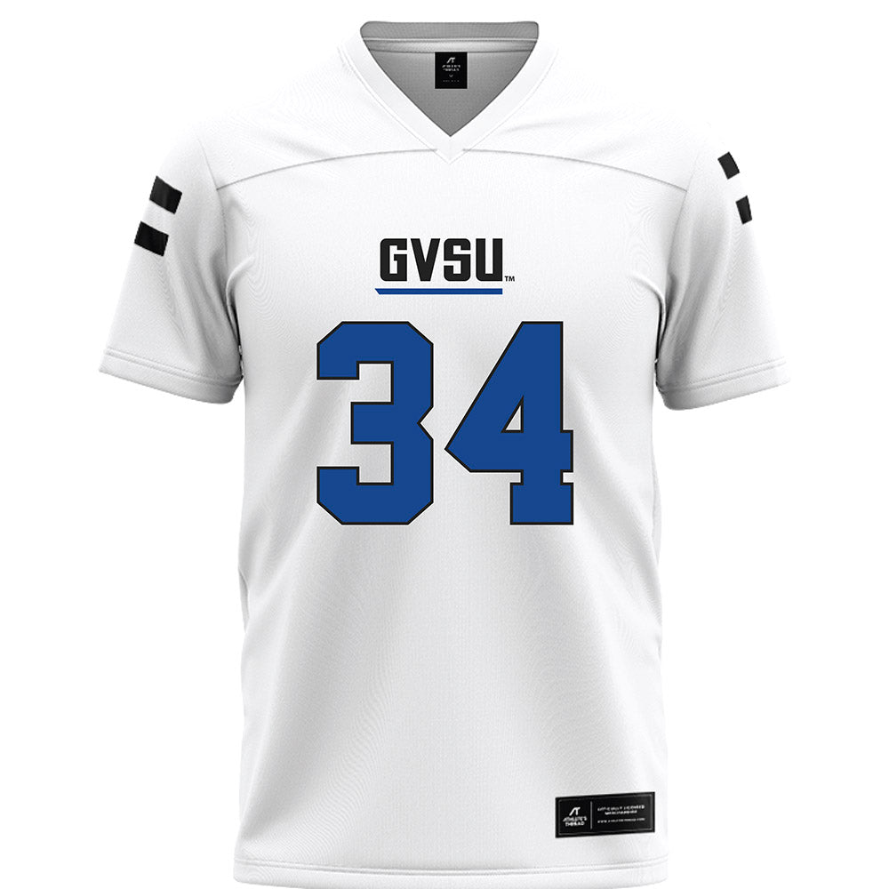 Grand Valley - NCAA Football : Cole Patritto - White Football Jersey-0