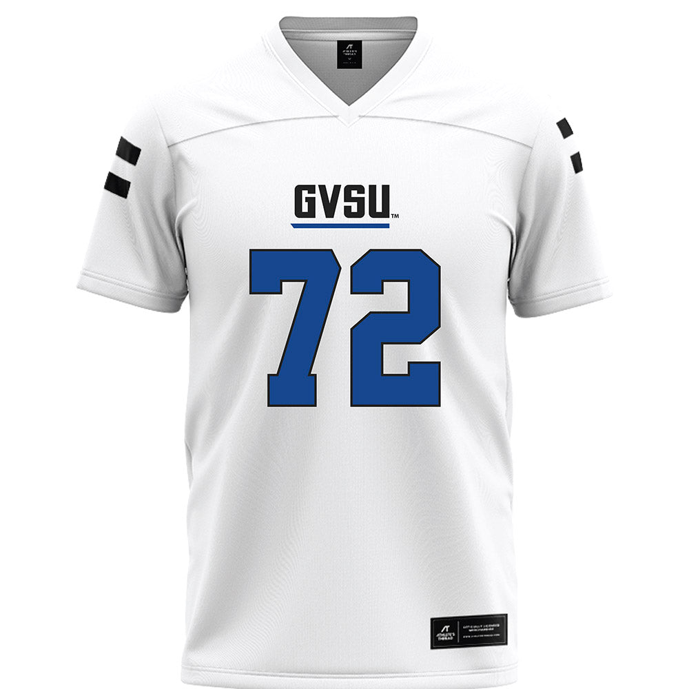 Grand Valley - NCAA Football : Evan Valentine - White Football Jersey-0