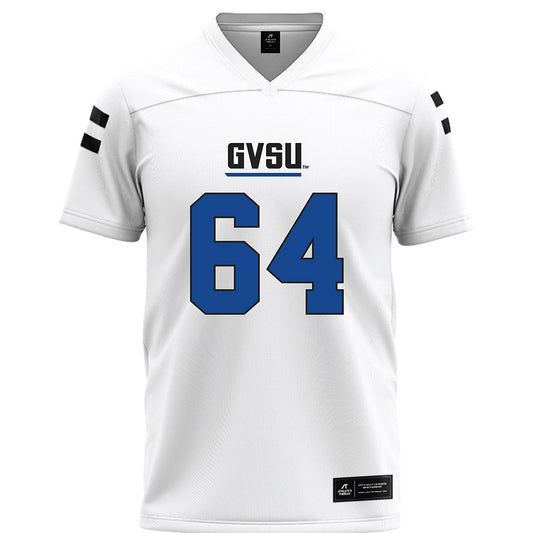 Grand Valley - NCAA Football : Barry Howard - White Football Jersey-0