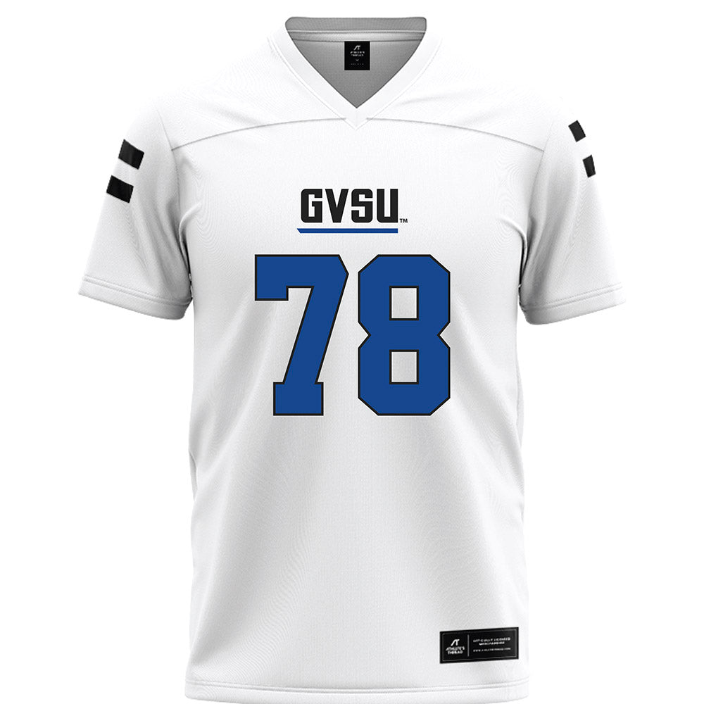 Grand Valley - NCAA Football : Jibriel Conde - White Football Jersey-0
