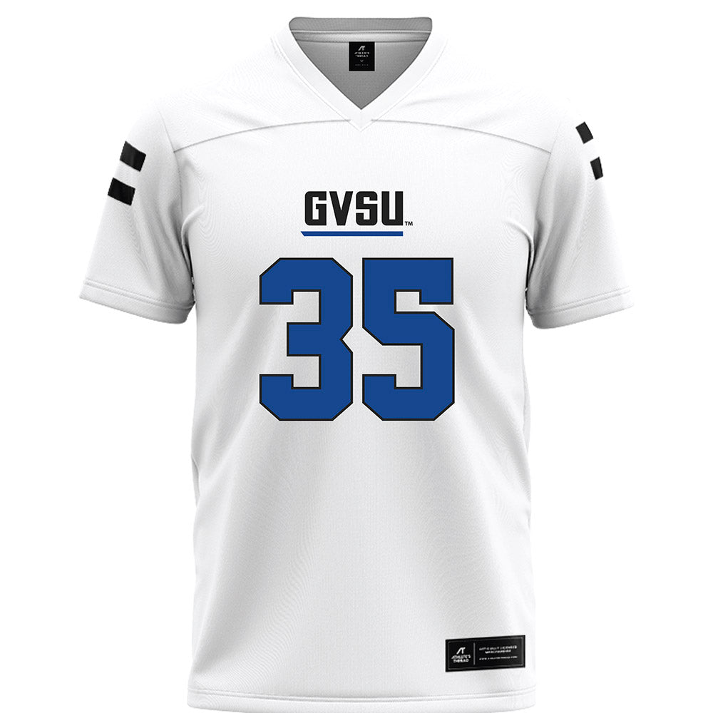 Grand Valley - NCAA Football : Trace Hrgich - White Football Jersey-0