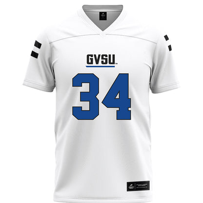 Grand Valley - NCAA Football : Keegan Sell - White Football Jersey-0