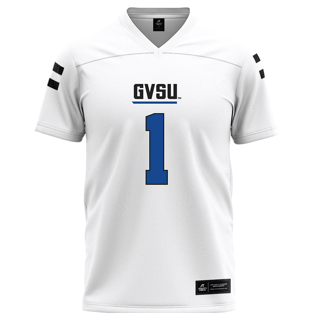 Grand Valley - NCAA Football : Jason Hardy - White Football Jersey-0