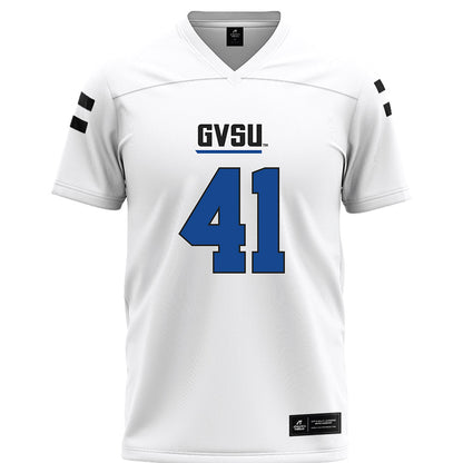Grand Valley - NCAA Football : Abe Swanson - White Football Jersey-0