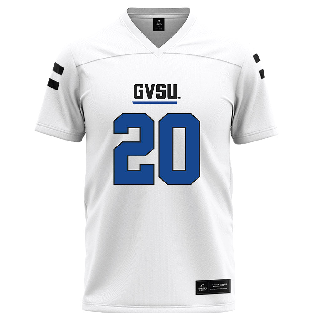 Grand Valley - NCAA Football : Ian Kennelly - White Football Jersey-0