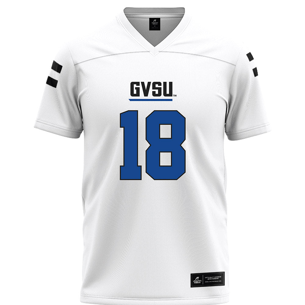 Grand Valley - NCAA Football : Aidan Lucero - White Football Jersey-0