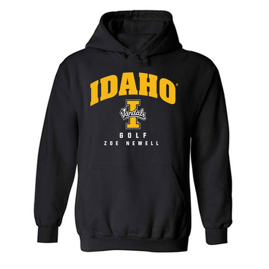 Idaho - NCAA Women's Golf : Zoe Newell - Classic Fashion Shersey Hooded Sweatshirt-0