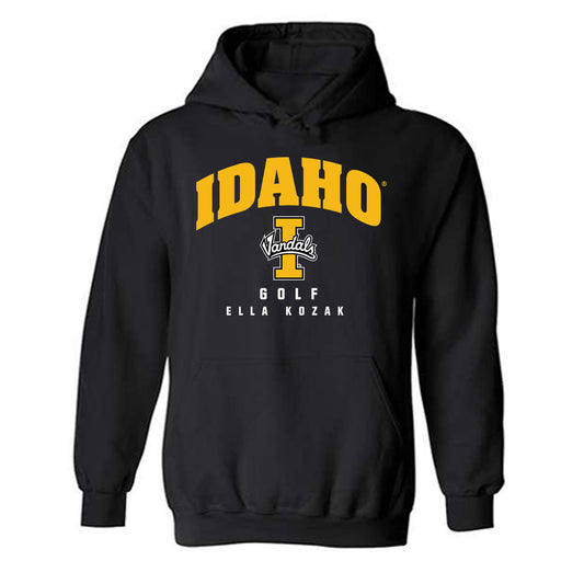 Idaho - NCAA Women's Golf : Ella Kozak - Classic Fashion Shersey Hooded Sweatshirt-0