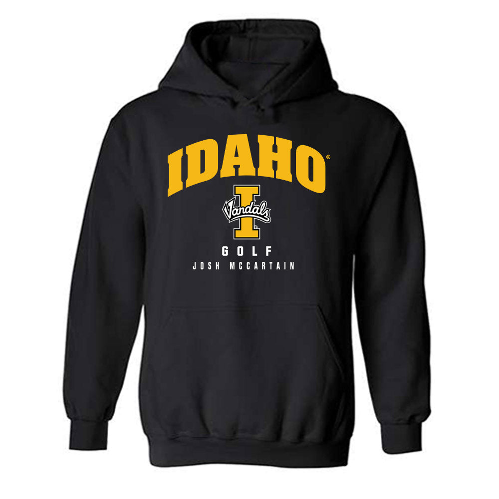 Idaho - NCAA Men's Golf : Josh Mccartain - Classic Fashion Shersey Hooded Sweatshirt-0