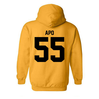Idaho - NCAA Football : Maake Apo - Classic Shersey Hooded Sweatshirt-1