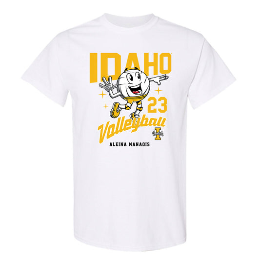 Idaho - NCAA Women's Volleyball : Aleina Manaois - Fashion Shersey T-Shirt-0